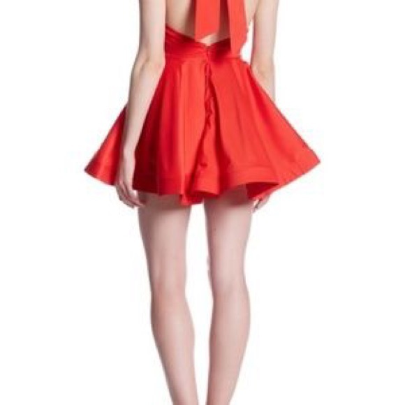 Revolve Red Backless Dress - Picture 2 of 8